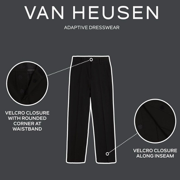 VAN HEUSEN Husky Boys Dress Pants - Picture 6 of 6